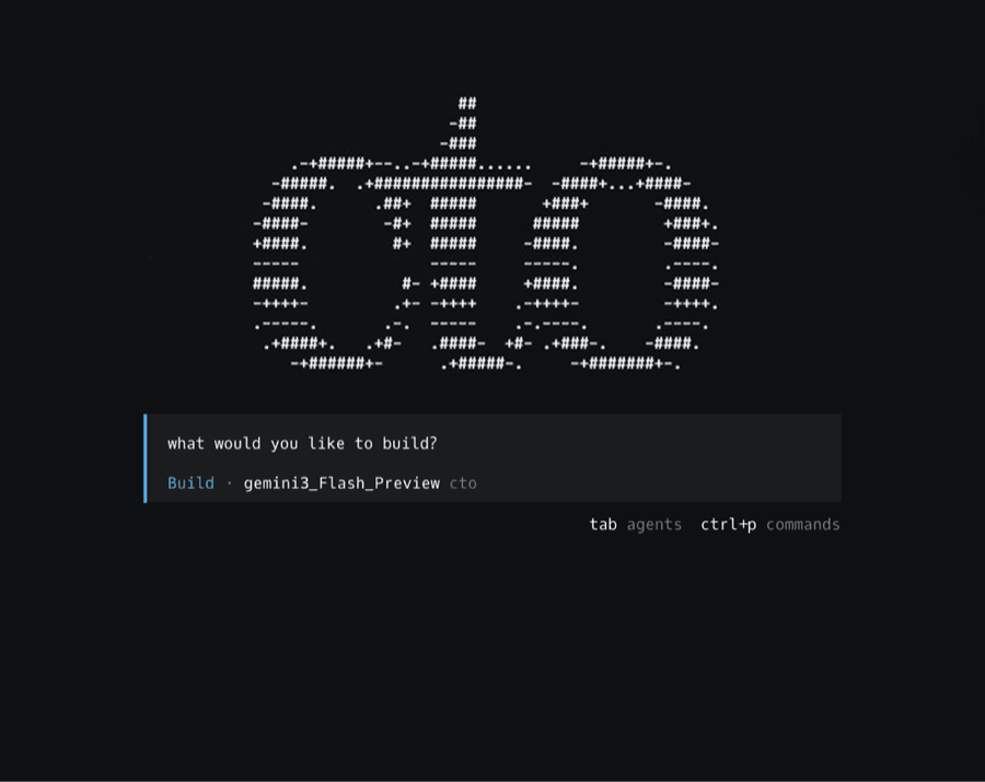 cto CLI running in a terminal
